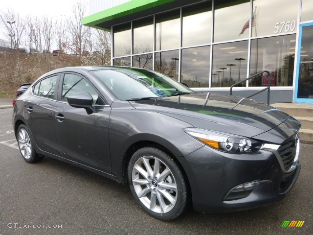 Machine Gray Metallic 2017 Mazda MAZDA3 Touring 4 Door Exterior Photo #119572881