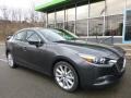 Machine Gray Metallic 2017 Mazda MAZDA3 Touring 4 Door Exterior