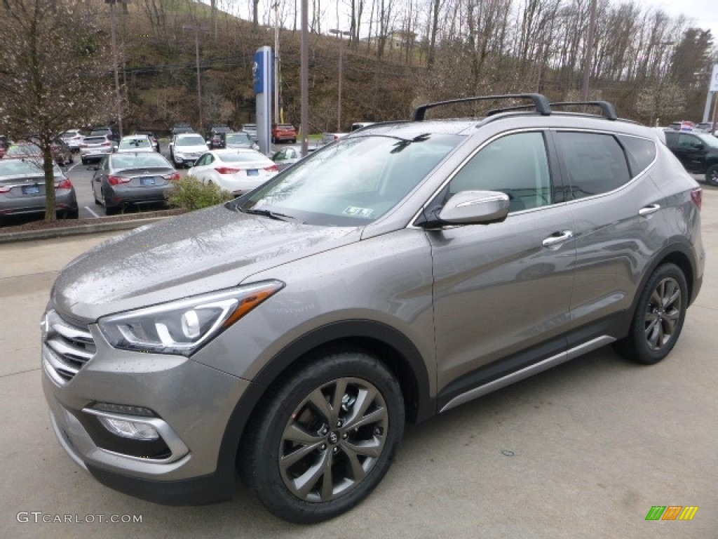 2017 Santa Fe Sport 2.0T Ulitimate AWD - Mineral Gray / Black photo #5