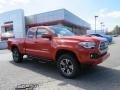 2017 Inferno Orange Toyota Tacoma TRD Sport Access Cab 4x4  photo #1