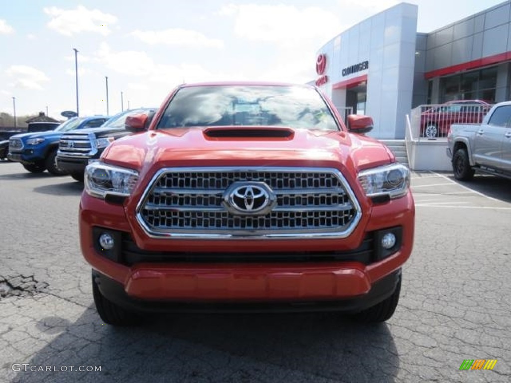 2017 Tacoma TRD Sport Access Cab 4x4 - Inferno Orange / TRD Graphite photo #2