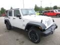 2017 Bright White Jeep Wrangler Unlimited Sport 4x4  photo #7