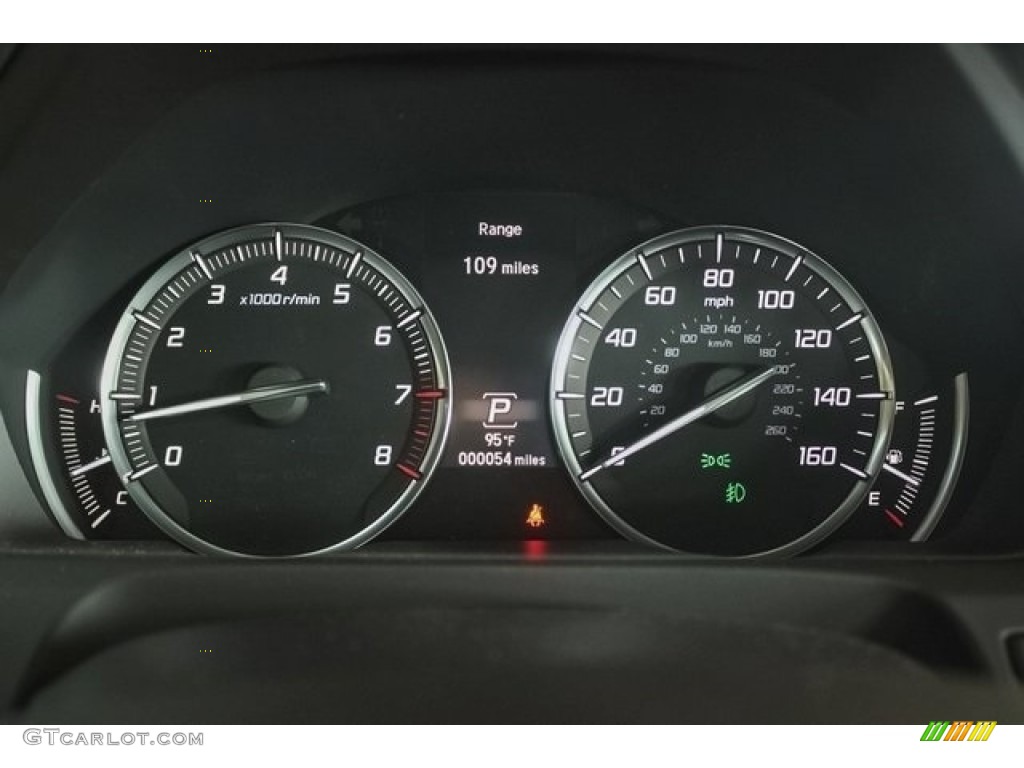 2017 Acura TLX V6 SH-AWD Advance Sedan Gauges Photo #119578086