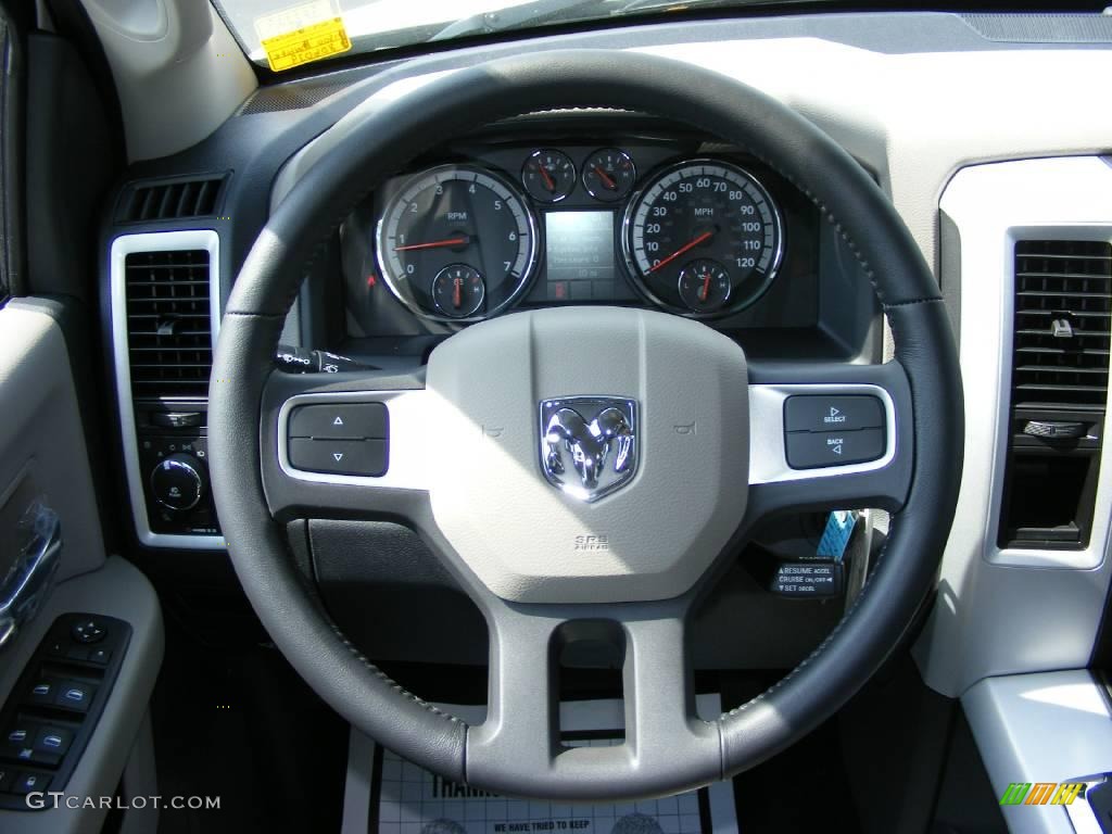 2009 Ram 1500 Big Horn Edition Crew Cab - Stone White / Dark Slate/Medium Graystone photo #10