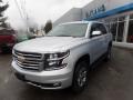 2017 Silver Ice Metallic Chevrolet Tahoe LT 4WD  photo #2