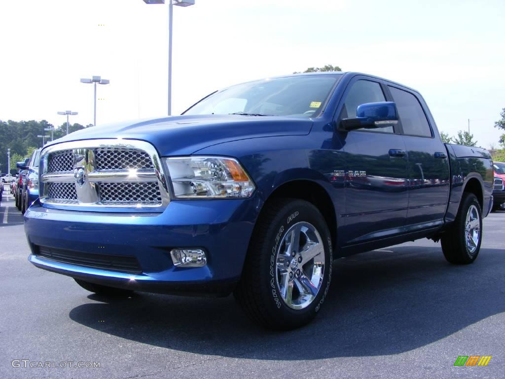 Deep Water Blue Pearl Dodge Ram 1500