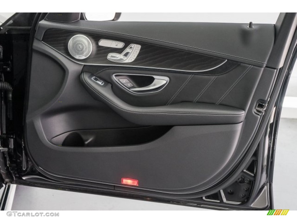 2017 Mercedes-Benz C 63 S AMG Sedan Black Door Panel Photo #119580969