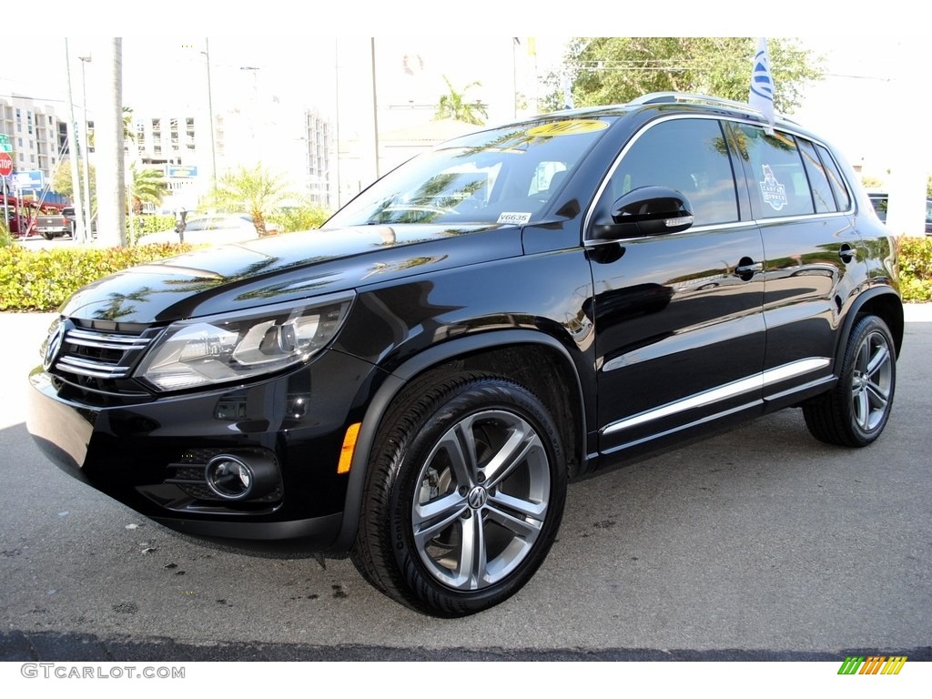 Deep Black Pearl 2017 Volkswagen Tiguan Sport Exterior Photo #119583681