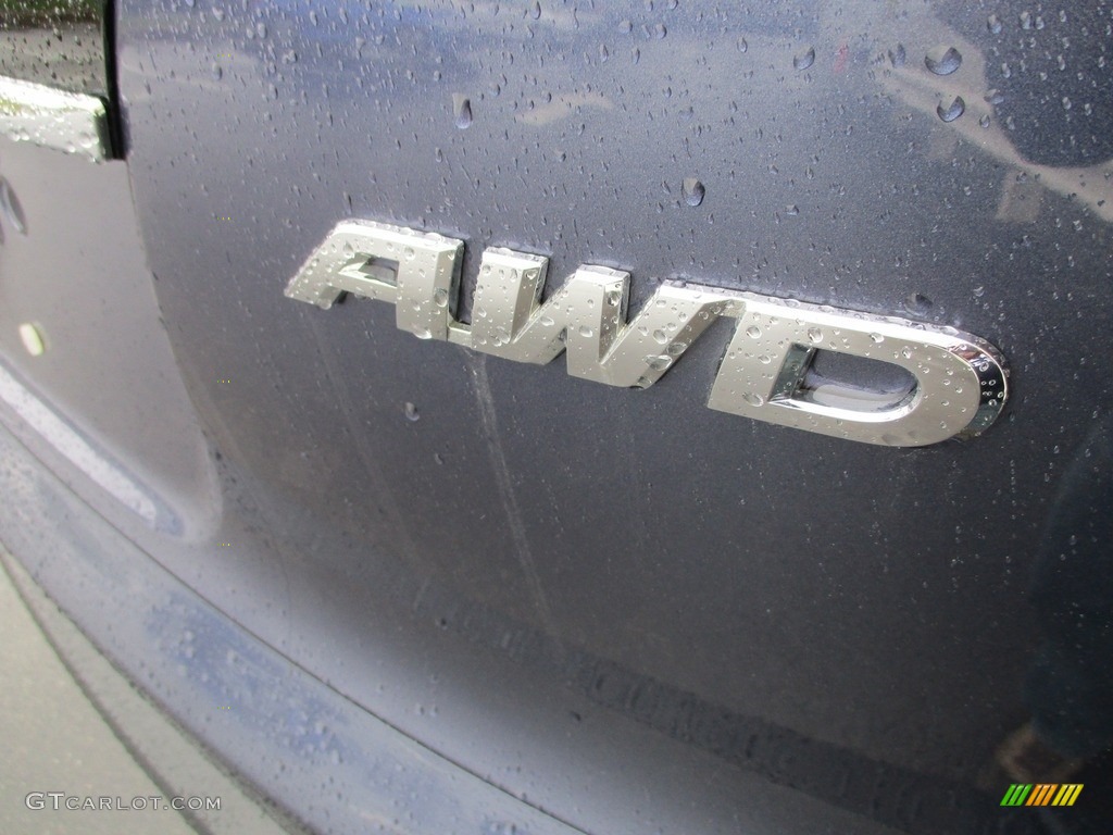 2012 CR-V EX-L 4WD - Twilight Blue Metallic / Gray photo #7