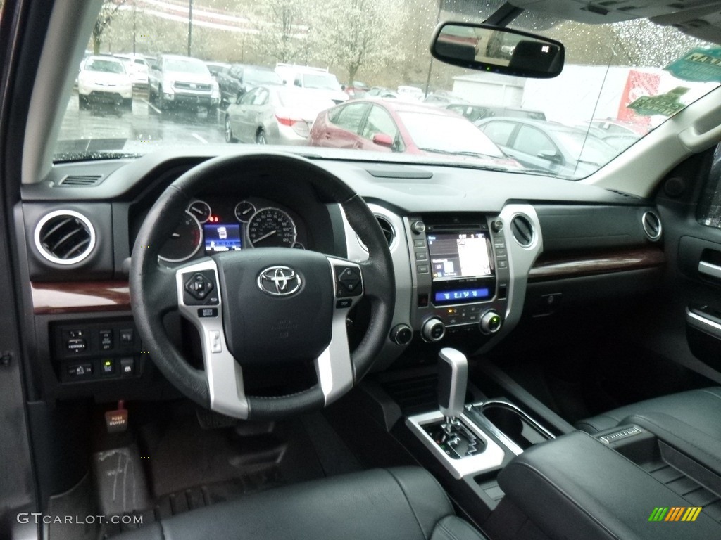 2016 Toyota Tundra Limited CrewMax 4x4 Black Dashboard Photo #119584035