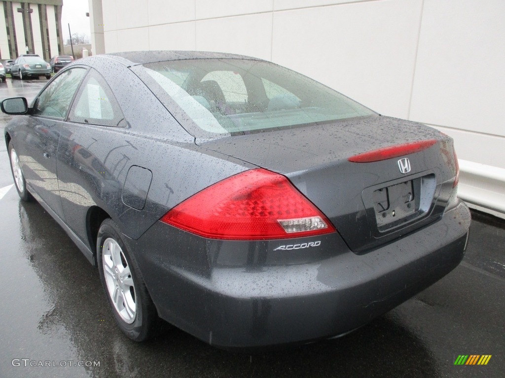 2007 Accord LX Coupe - Graphite Pearl / Gray photo #4