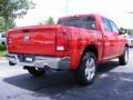2009 Flame Red Dodge Ram 1500 Big Horn Edition Crew Cab 4x4  photo #3