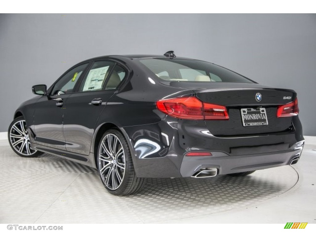 2017 5 Series 540i Sedan - Black Sapphire Metallic / Canberra Beige photo #3