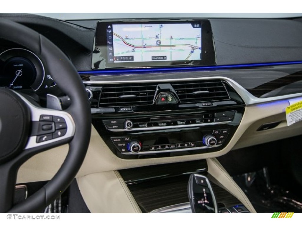 2017 5 Series 540i Sedan - Black Sapphire Metallic / Canberra Beige photo #5