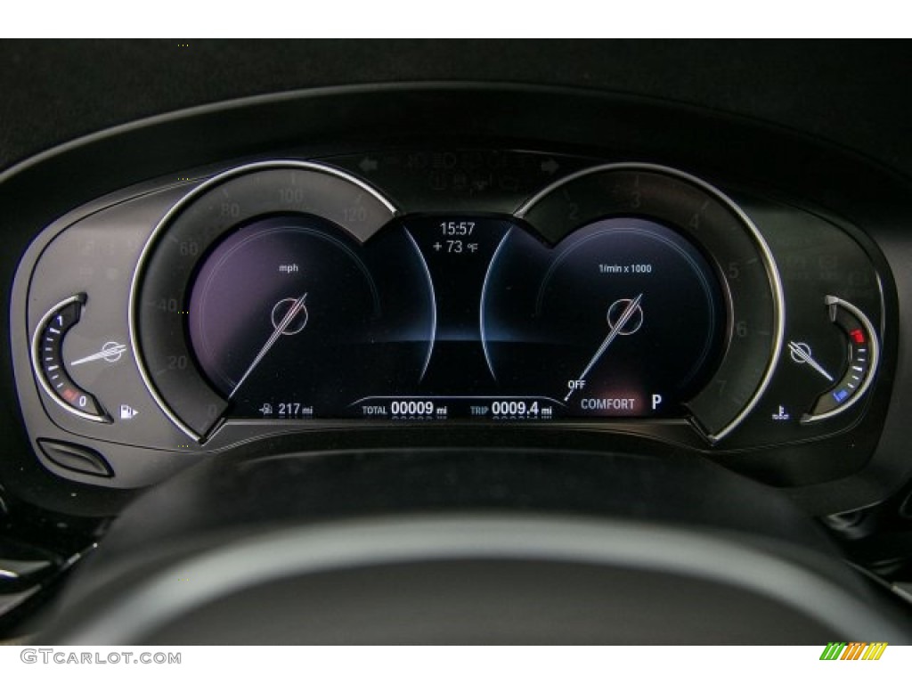 2017 5 Series 540i Sedan - Black Sapphire Metallic / Canberra Beige photo #7