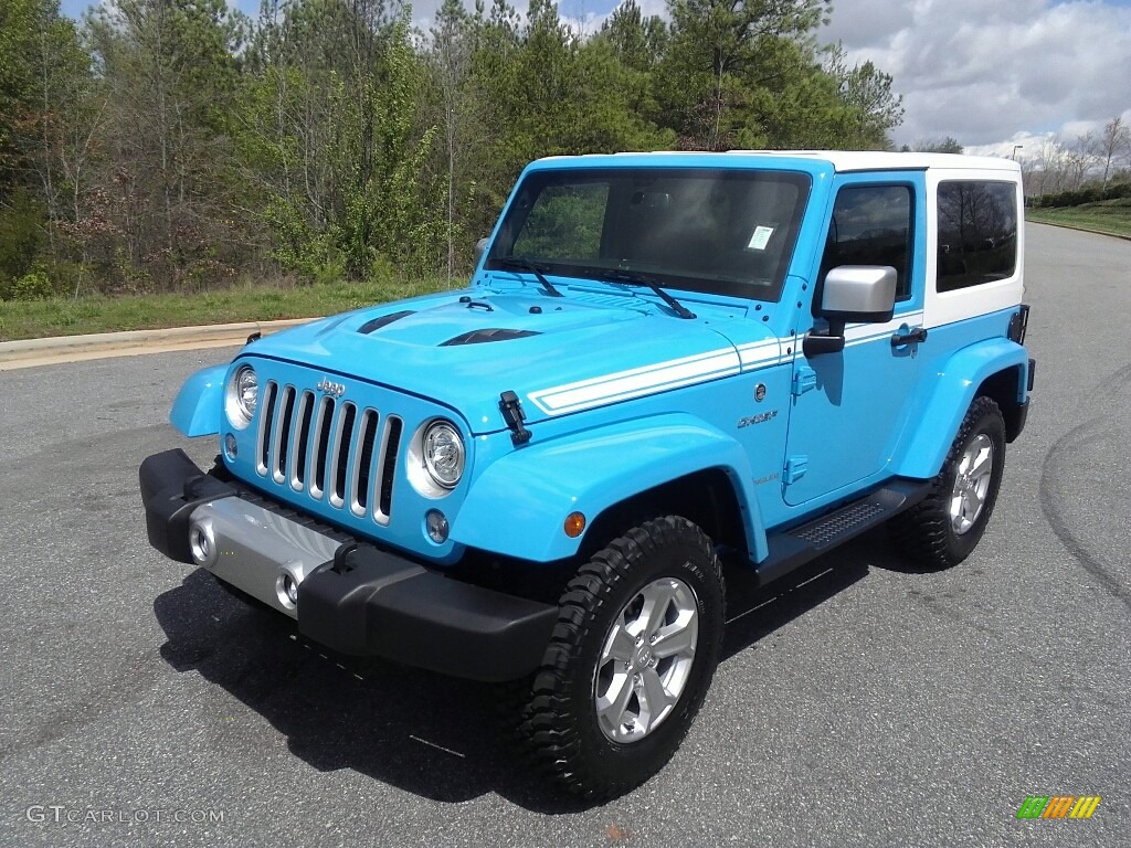 Chief Blue 2017 Jeep Wrangler Chief Edition 4x4 Exterior Photo #119589138