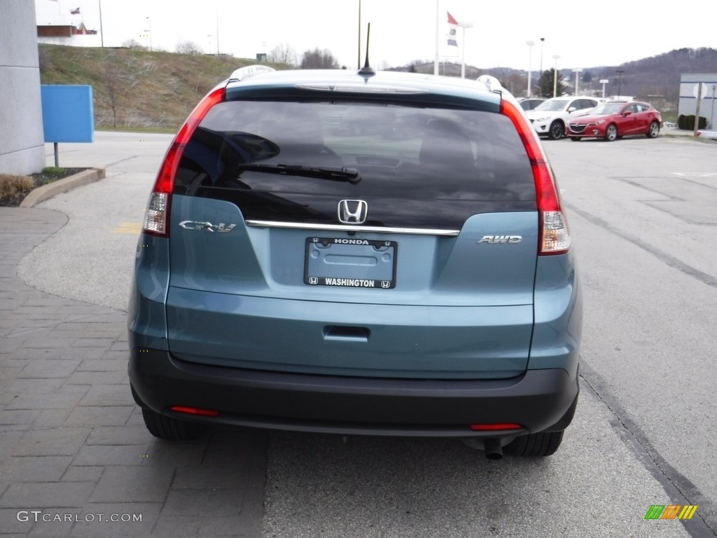 2014 CR-V EX-L AWD - Mountain Air Metallic / Beige photo #8