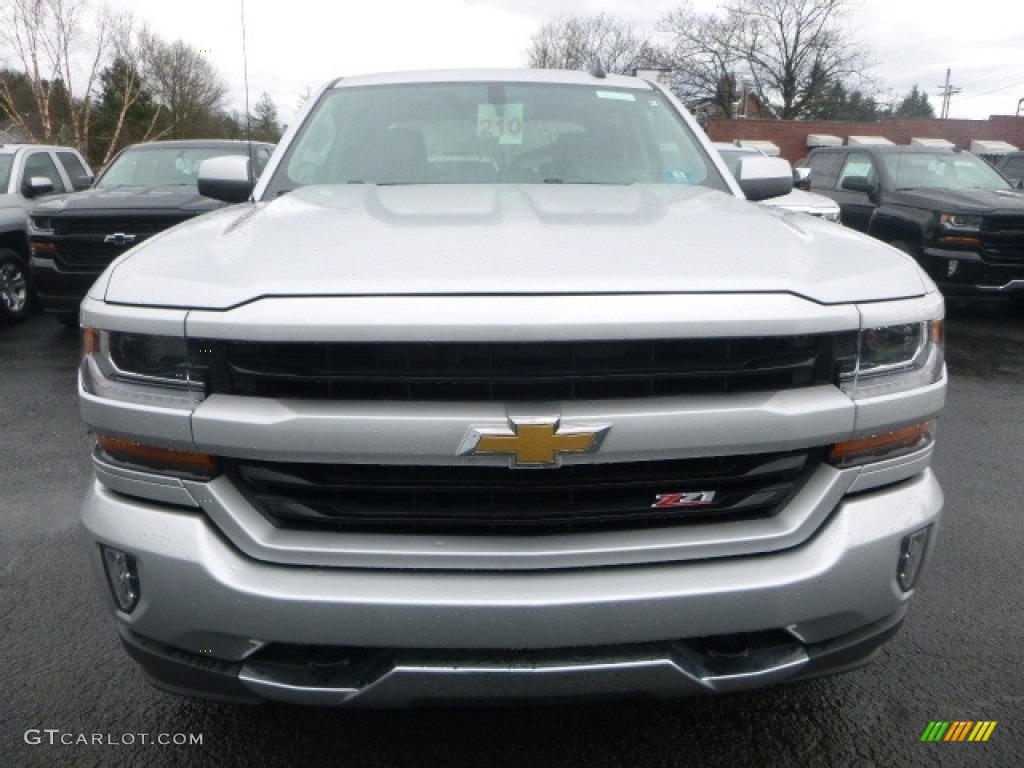 2017 Silverado 1500 LT Crew Cab 4x4 - Silver Ice Metallic / Jet Black photo #13