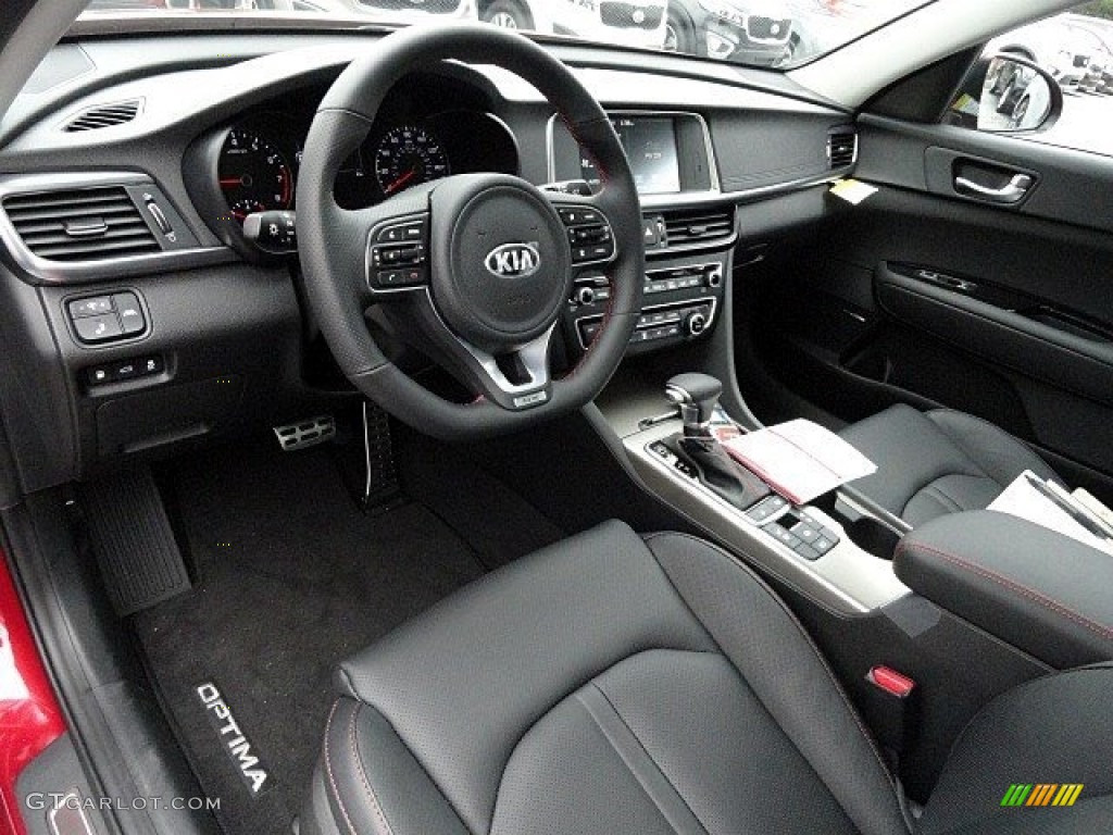 Black Interior 2017 Kia Optima SX Photo #119590776