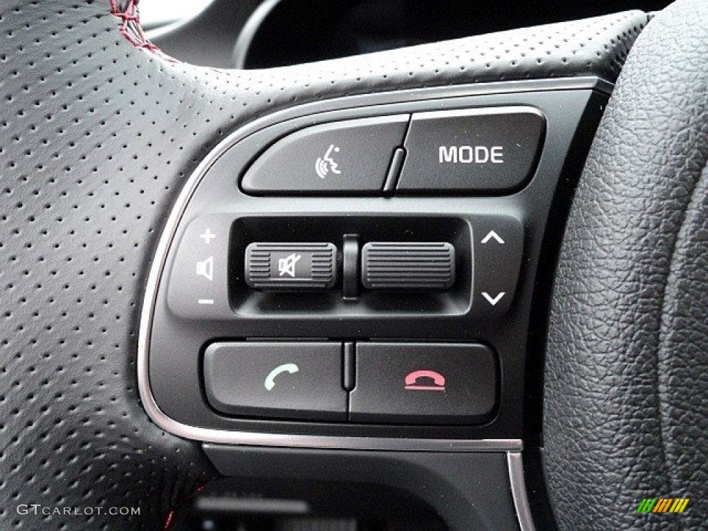 2017 Kia Optima SX Black Steering Wheel Photo #119590944