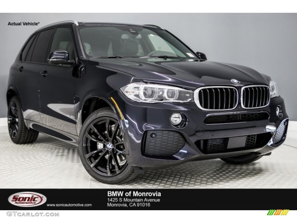 2017 X5 xDrive35d - Carbon Black Metallic / Mocha photo #1