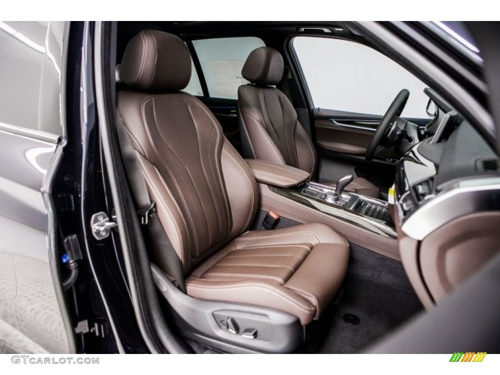 Mocha Interior 2017 BMW X5 xDrive35d Photo #119591748
