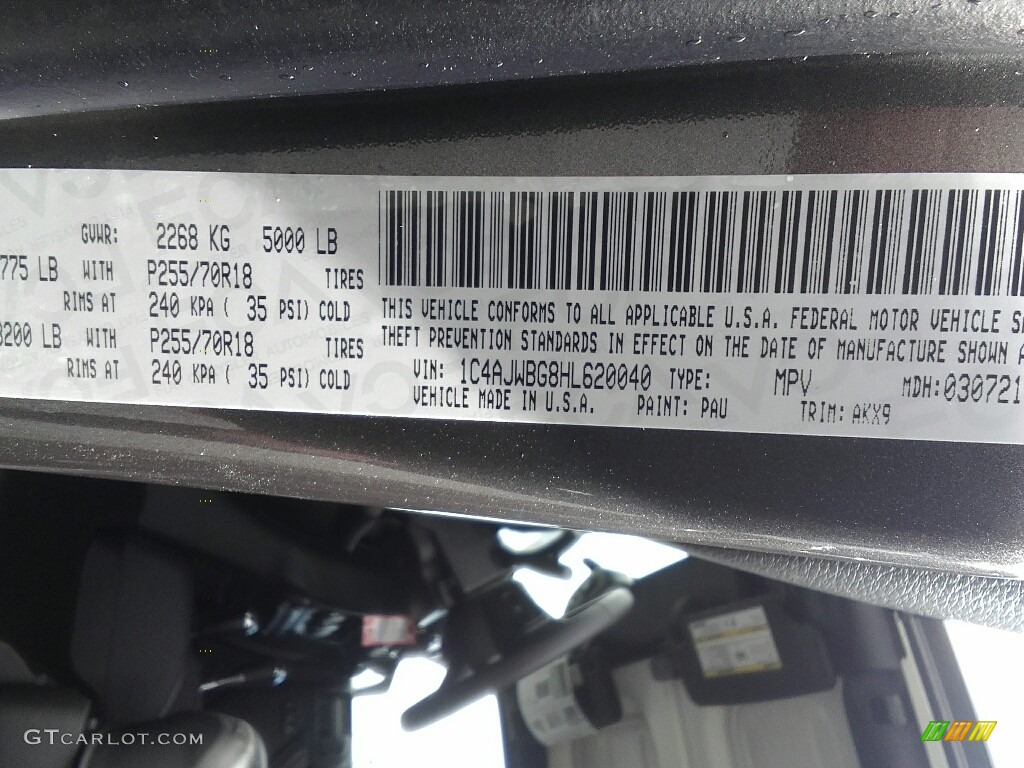2017 Jeep Wrangler Smoky Mountain Edition 4x4 PAU Photo #119592318