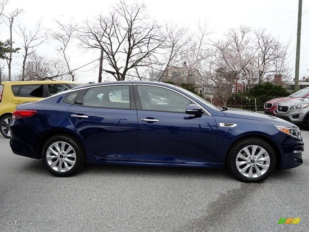 2017 Optima EX - Horizon Blue / Black photo #7