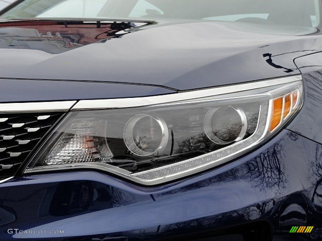 2017 Optima EX - Horizon Blue / Black photo #9