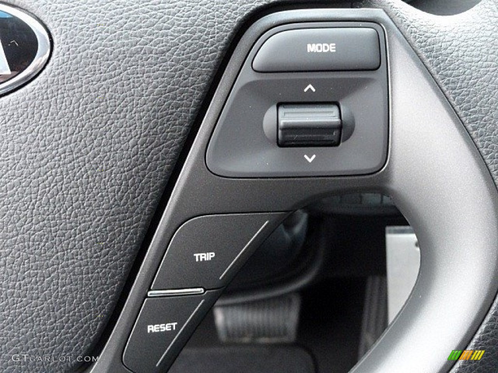 2017 Kia Forte5 LX Black Steering Wheel Photo #119593449