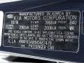 B4U: Gravity Blue 2017 Kia Forte5 LX Color Code