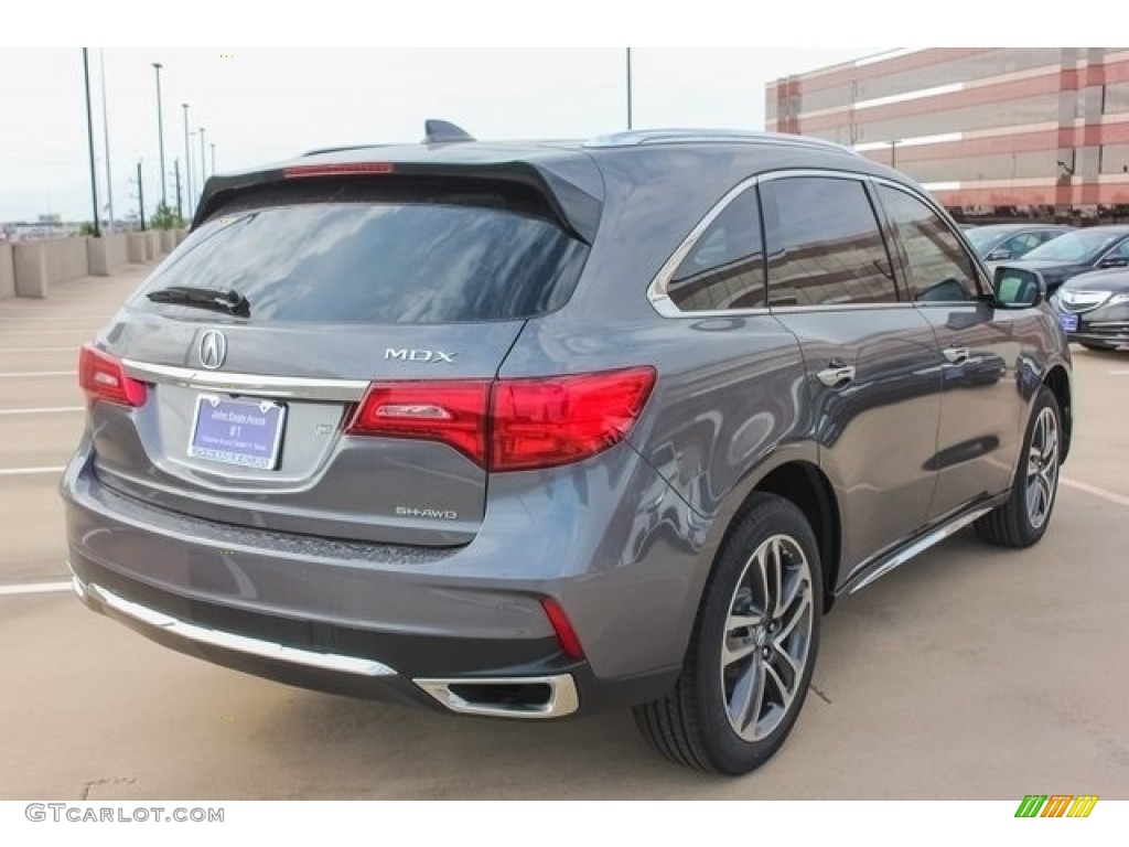 2017 MDX Advance SH-AWD - Modern Steel Metallic / Graystone photo #7