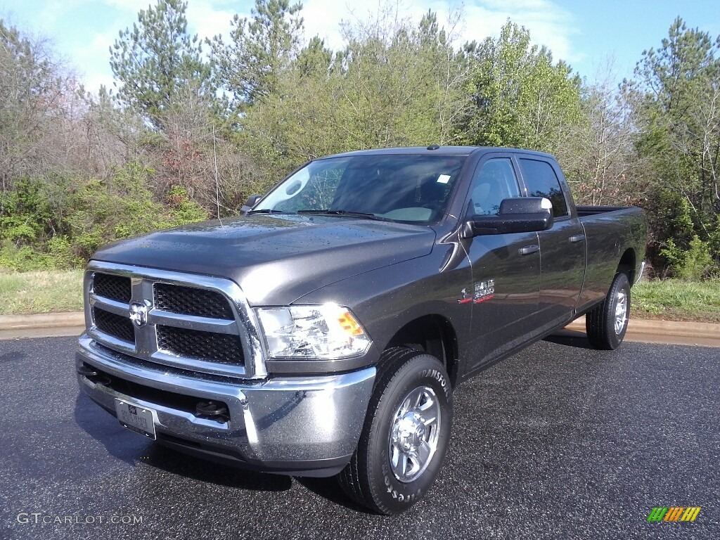 2017 3500 Tradesman Crew Cab 4x4 - Granite Crystal Metallic / Black/Diesel Gray photo #2