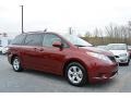 2014 Salsa Red Pearl Toyota Sienna LE  photo #1
