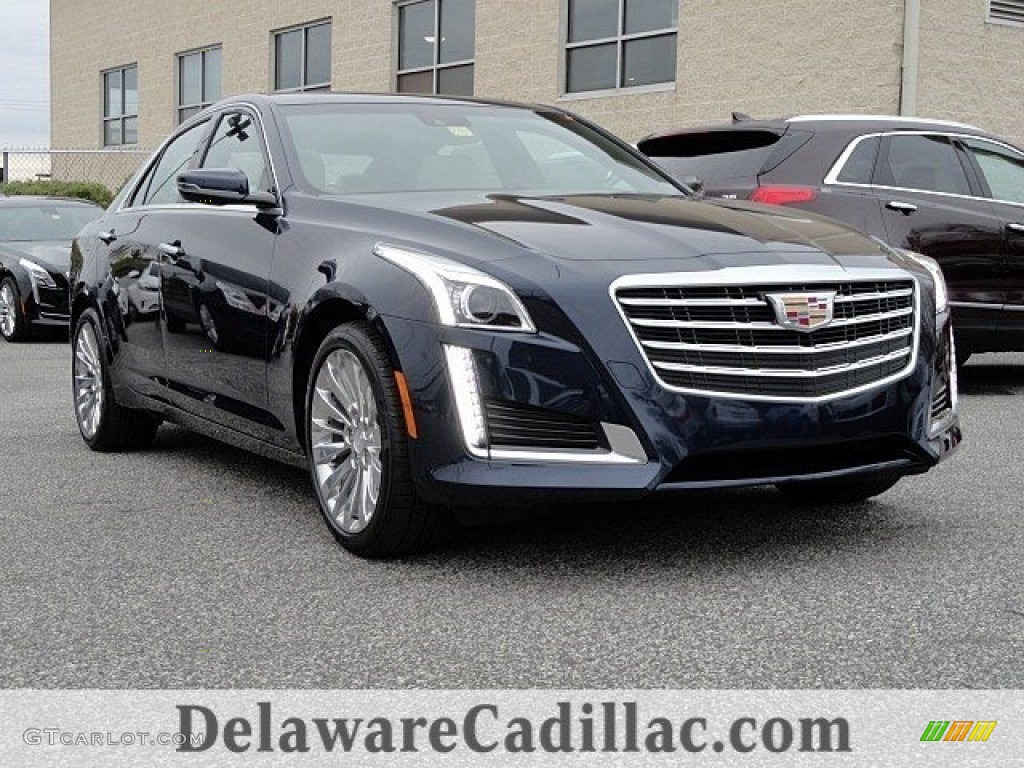 2017 CTS Luxury - Dark Adriatic Blue Metallic / Very Light Cashmere w/Jet Black Accents photo #1
