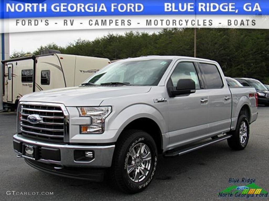 2017 F150 XLT SuperCrew 4x4 - Ingot Silver / Earth Gray photo #1