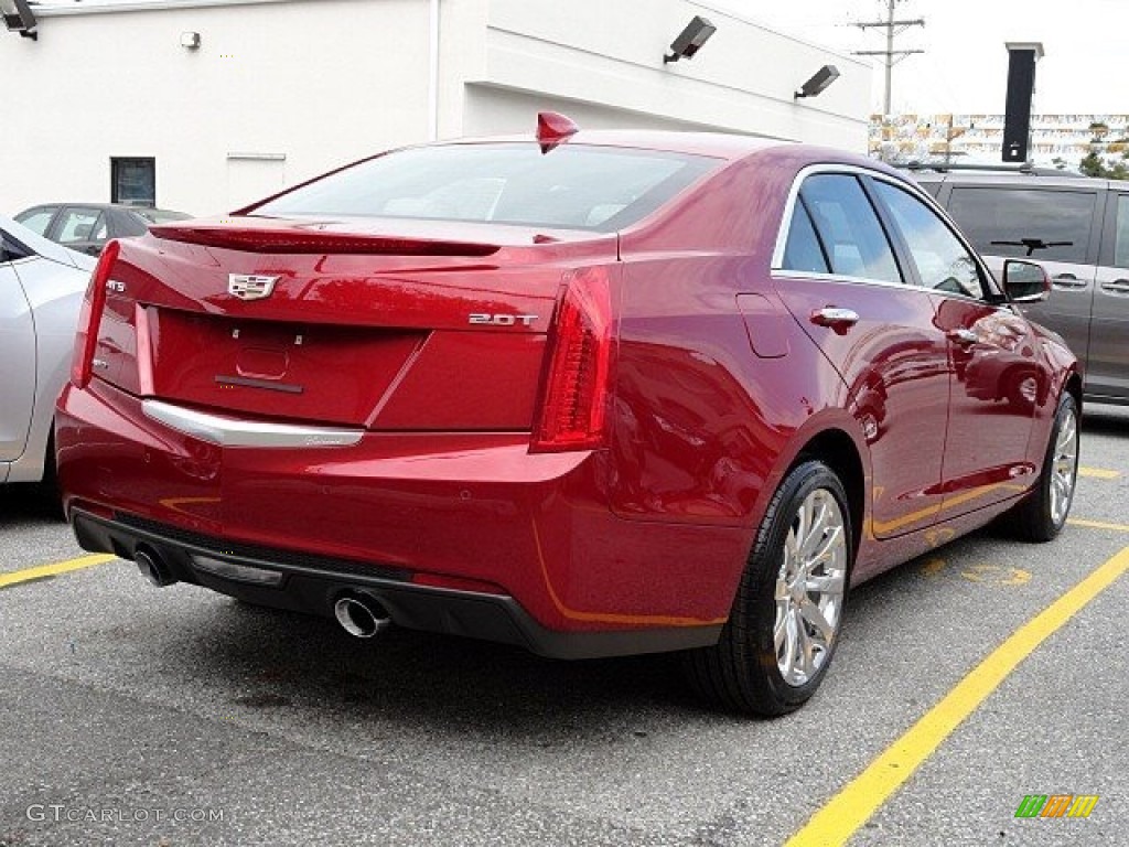 2017 ATS Luxury AWD - Red Obsession Tintcoat / Light Platinum w/Jet Black Accents photo #6