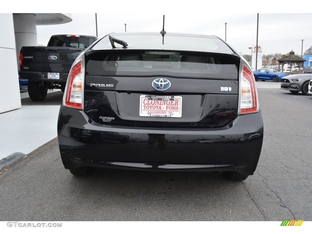 2012 Prius 3rd Gen Four Hybrid - Black / Bisque photo #4