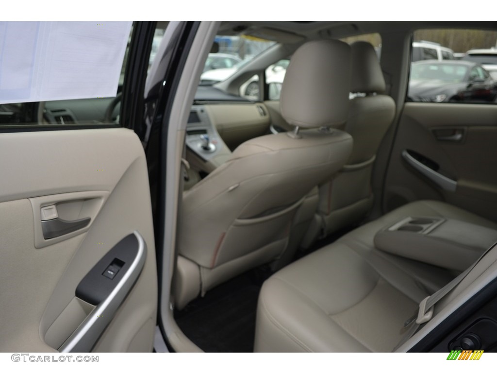 2012 Prius 3rd Gen Four Hybrid - Black / Bisque photo #11