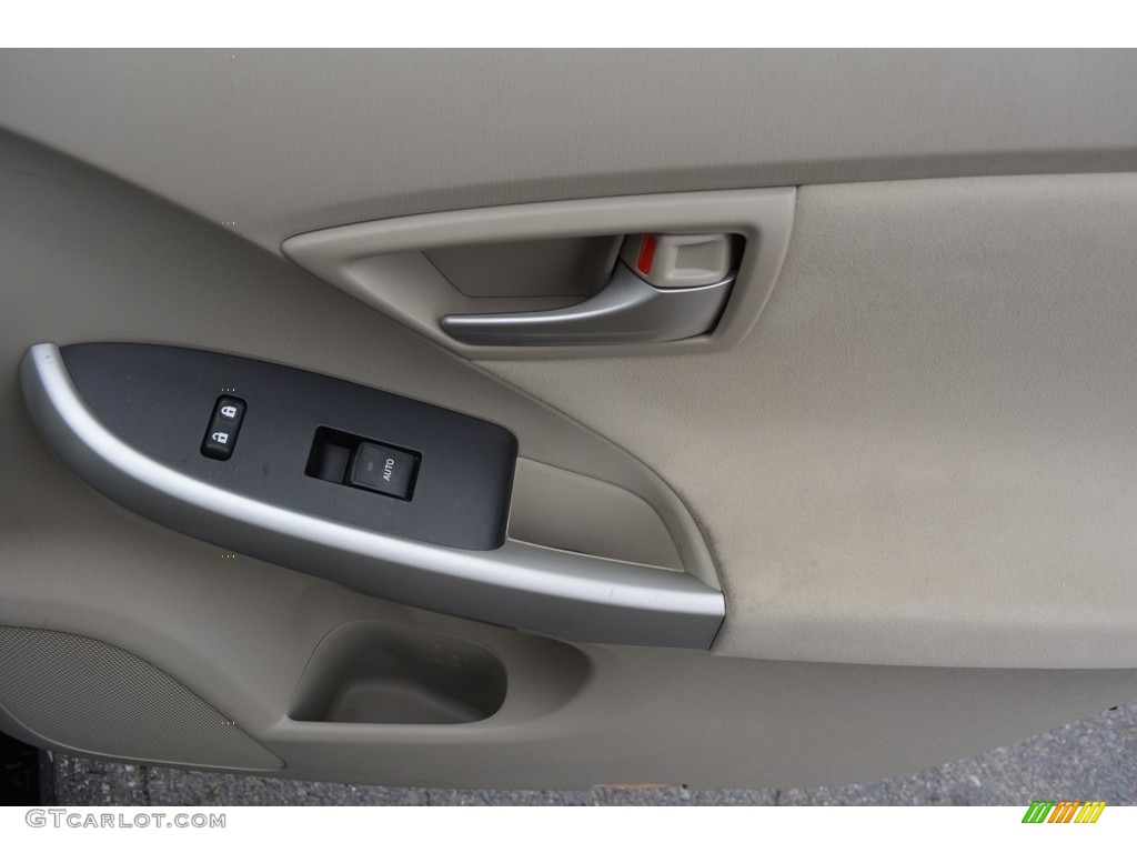 2012 Prius 3rd Gen Four Hybrid - Black / Bisque photo #14