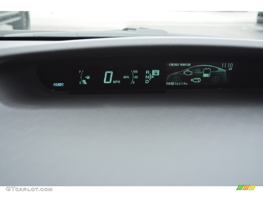 2012 Prius 3rd Gen Four Hybrid - Black / Bisque photo #23