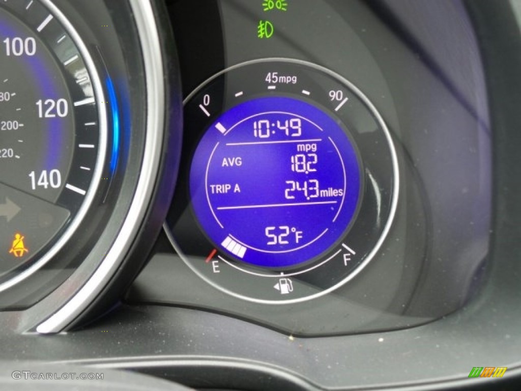 2017 Fit EX-L - Modern Steel Metallic / Black photo #17