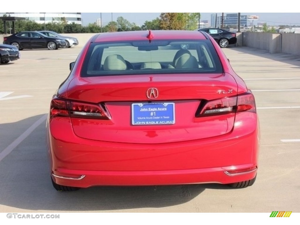 2017 TLX Sedan - San Marino Red / Parchment photo #6