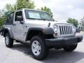 2009 Bright Silver Metallic Jeep Wrangler X 4x4  photo #4