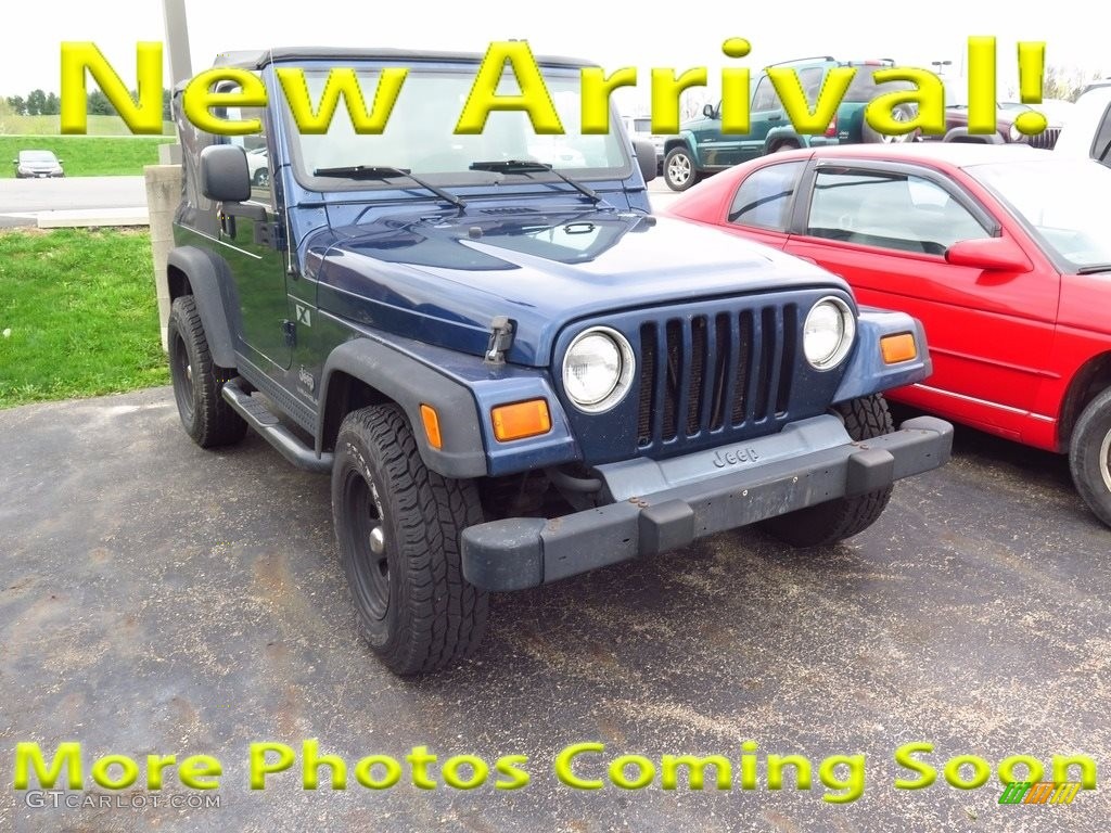 2005 Wrangler X 4x4 - Patriot Blue Pearl / Dark Slate Gray photo #1