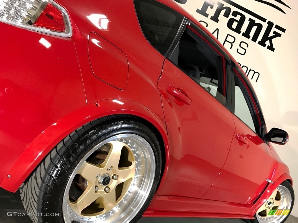 2008 Impreza WRX STi - Lightning Red / Carbon Black/Graphite Gray Alcantara photo #21