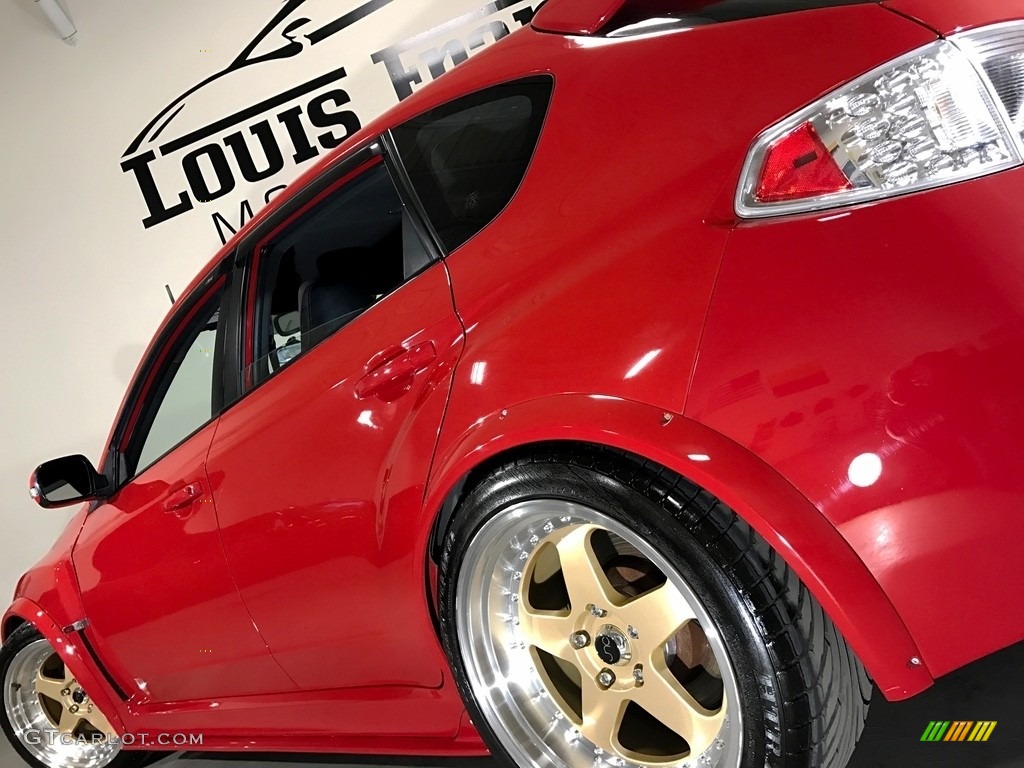 2008 Impreza WRX STi - Lightning Red / Carbon Black/Graphite Gray Alcantara photo #23