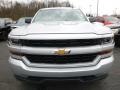 2017 Silver Ice Metallic Chevrolet Silverado 1500 Custom Double Cab 4x4  photo #7