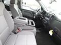 2017 Silver Ice Metallic Chevrolet Silverado 1500 Custom Double Cab 4x4  photo #9