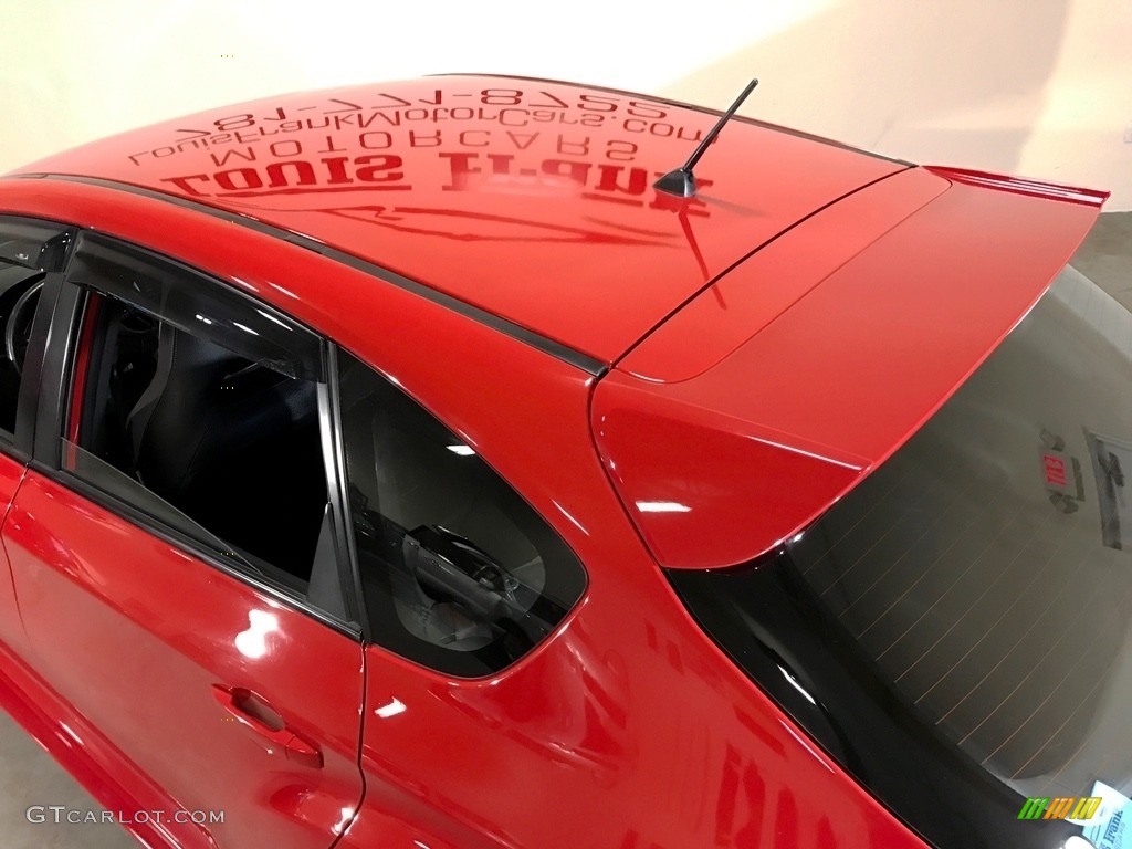 2008 Impreza WRX STi - Lightning Red / Carbon Black/Graphite Gray Alcantara photo #42